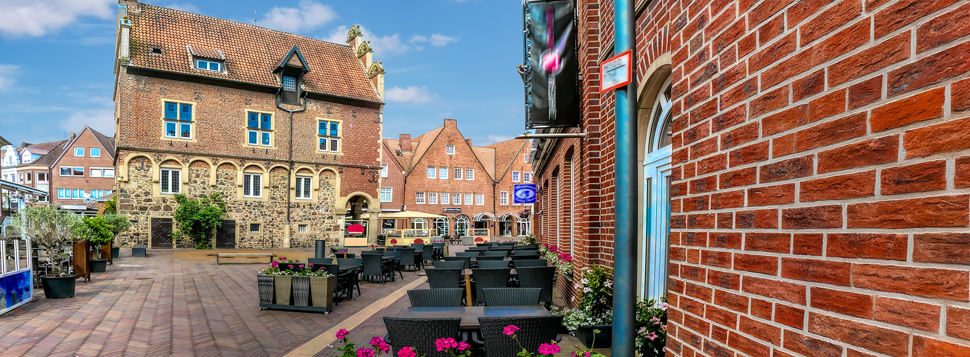 Rathaus der Stadt Meppen im Emsland
